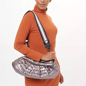 Think Royln Nylon Tote Purse Carrington Pearl Latte Bag